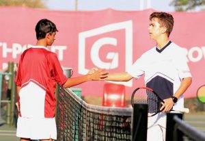 Kearsney growth point tennis shaking hands