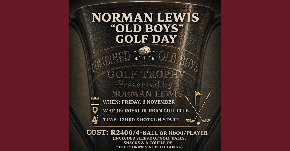 Norman Lewis, Traditional Schools Golf Day